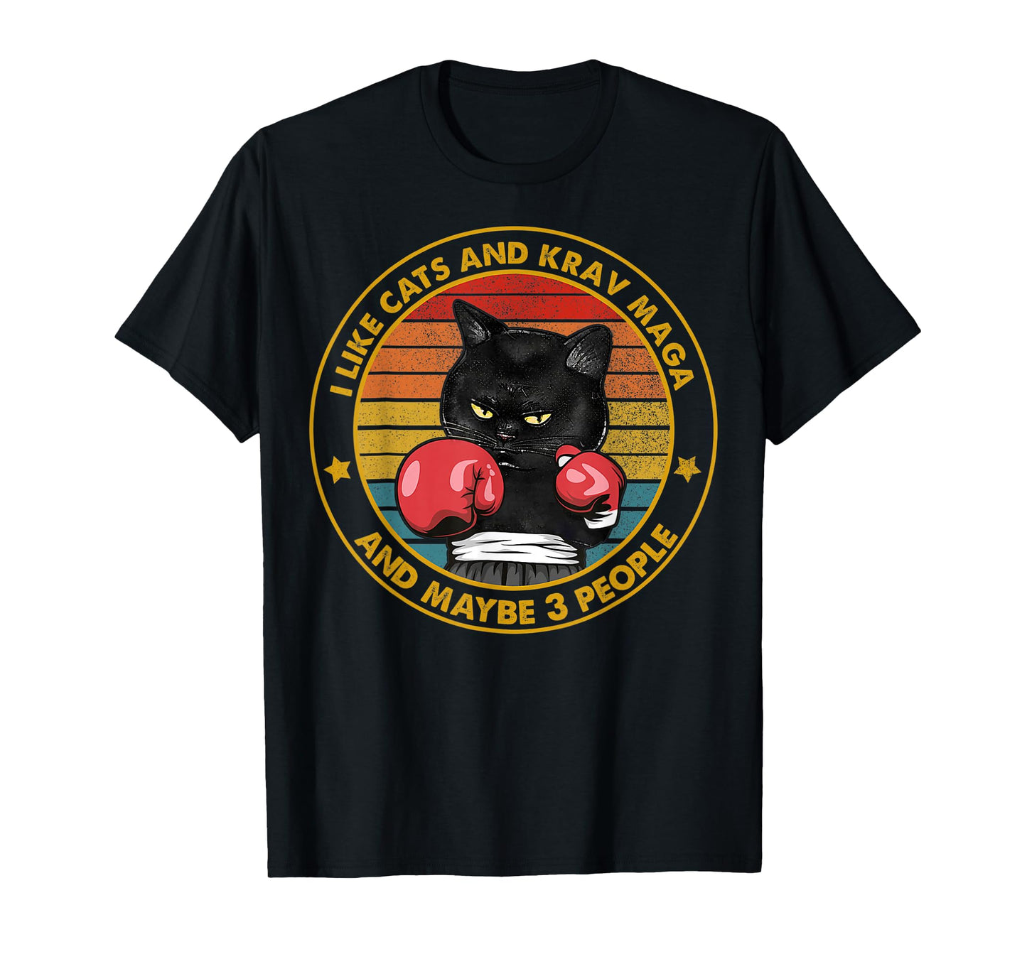 Krav Maga Cat Martial Arts Israel Defense Forces T-Shirt