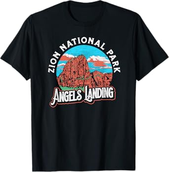 Angels Landing Zion National Park Vintage 80's Graphic T-Shirt