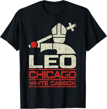 Chicago White Cassox Pope Leo T-Shirt