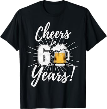 Cheers To 60 Years 60th Birthday Beer T-Shirt
