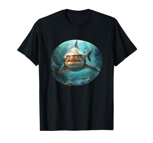 Bull Shark Underwater Sea Wildlife Lover T-Shirt