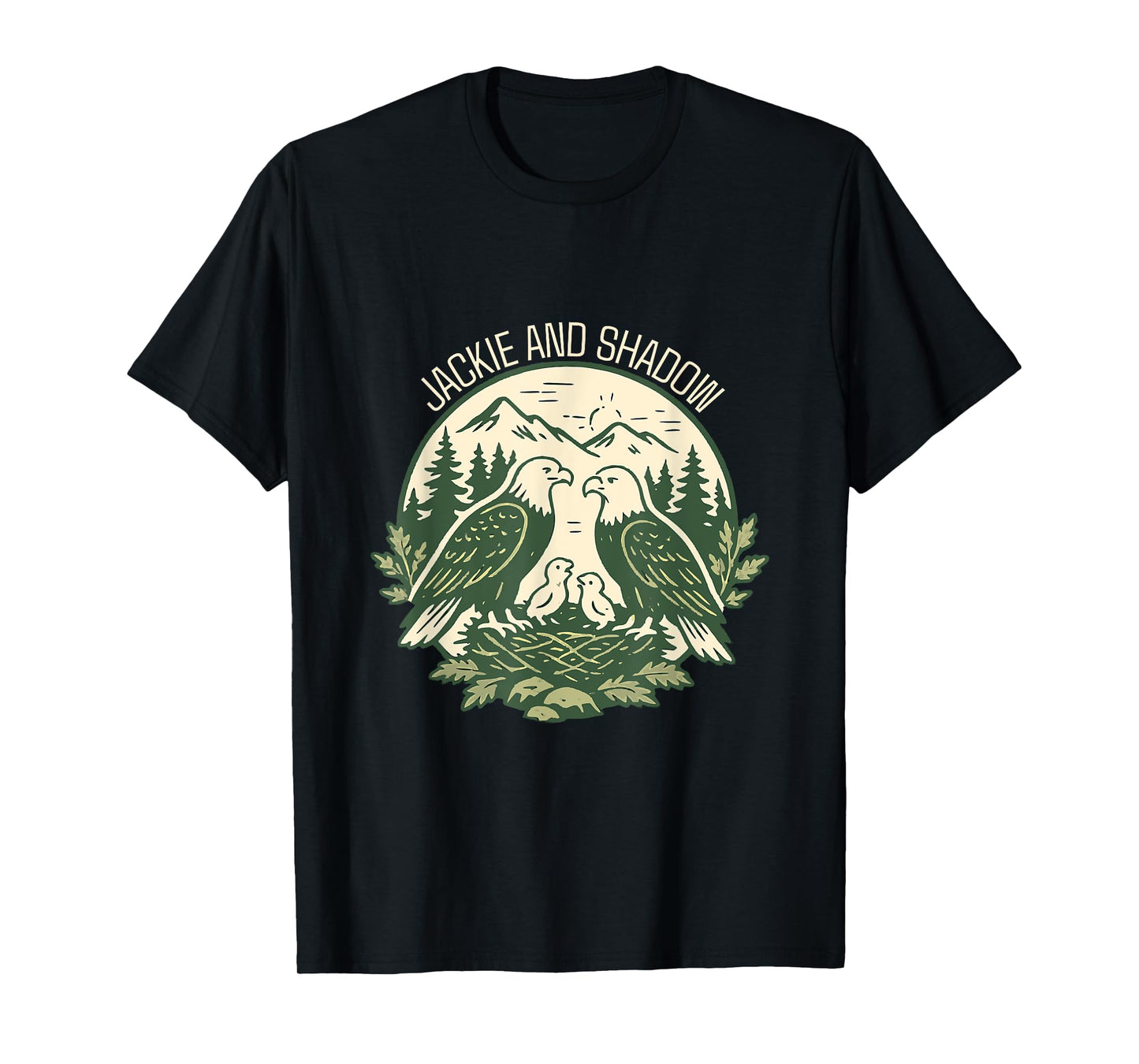 Jackie And Shadow Bald Eagle Vintage Nature Lovers T-Shirt