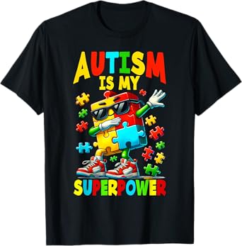 Puzzle Autism Awareness Autistic Support T-Shirt