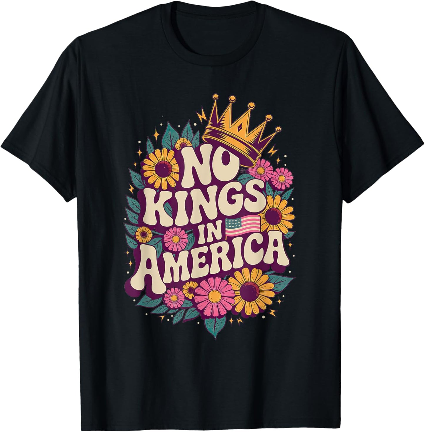 No Kings In America T-Shirt