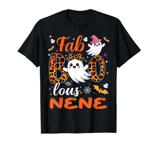 Cute Leopard Fab Boo Lous Nene Spooky Halloween Costume Gift T-Shirt