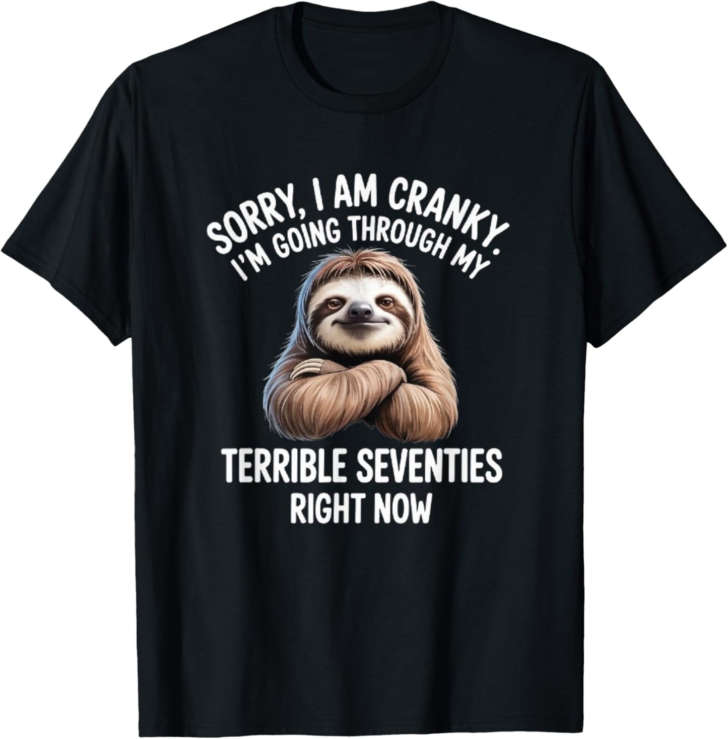 Sorry I Am Cranky I'm Going Through My Terrible Seventies T-Shirt