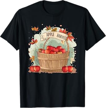 Funny Apple Box Costume for Apples Harvest Season T-Shirt