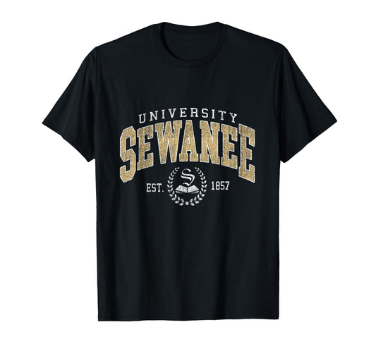 Womens Sewanee Arch Retro Vintage for Tee Men Women T-Shirt
