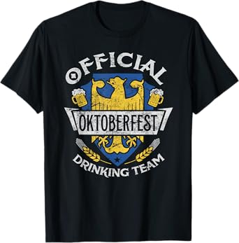 Oktoberfest Official Drinking Team Shirt German Beer Men T-Shirt