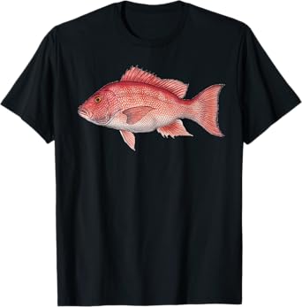 Red Snapper Shirt - Red Snapper Fishing Shirt T-Shirt