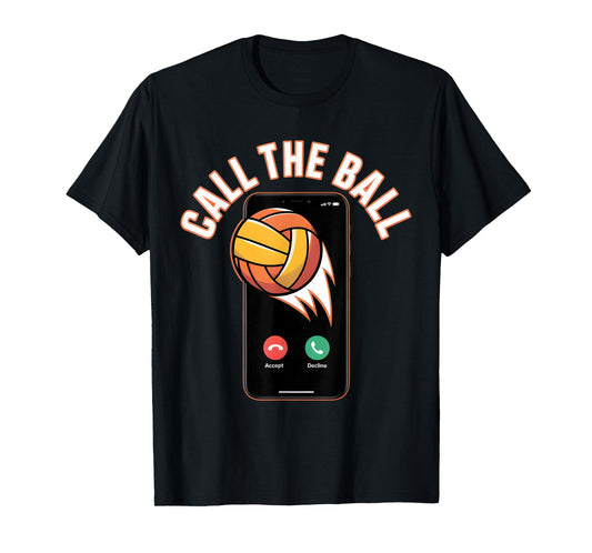 Funny Call The Ball Volleyball Leopard Ball Mom Mother's Day T-Shirt