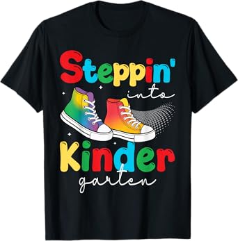 Funny Back to School Girls Boys First Day of Kindergarten T-Shirt