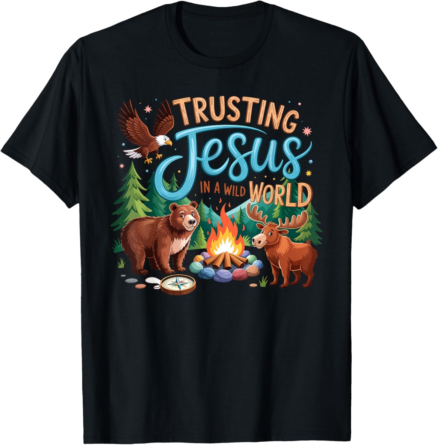 True North VBS Trusting Jesus In A Wild World Summer Camp T-Shirt