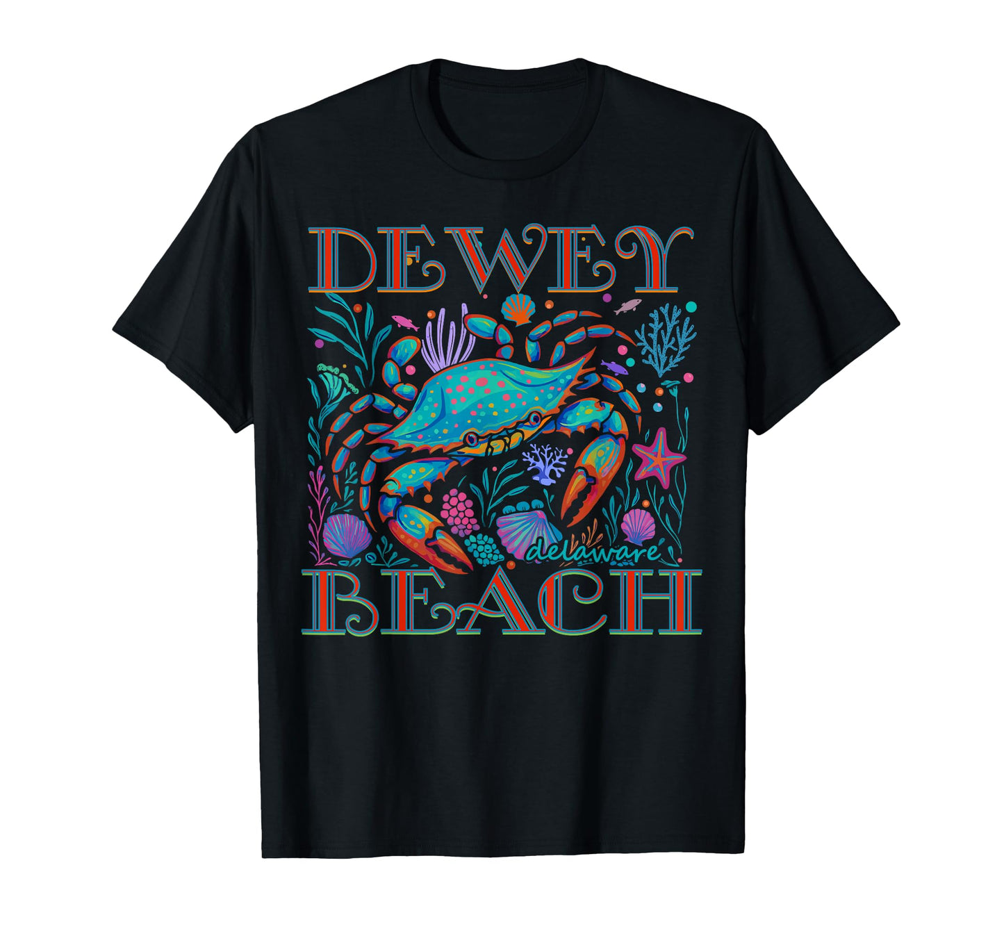 DEWEY BEACH DELAWARE BLUE CRAB SUMMER BEACH VACATION GIFTS T-Shirt