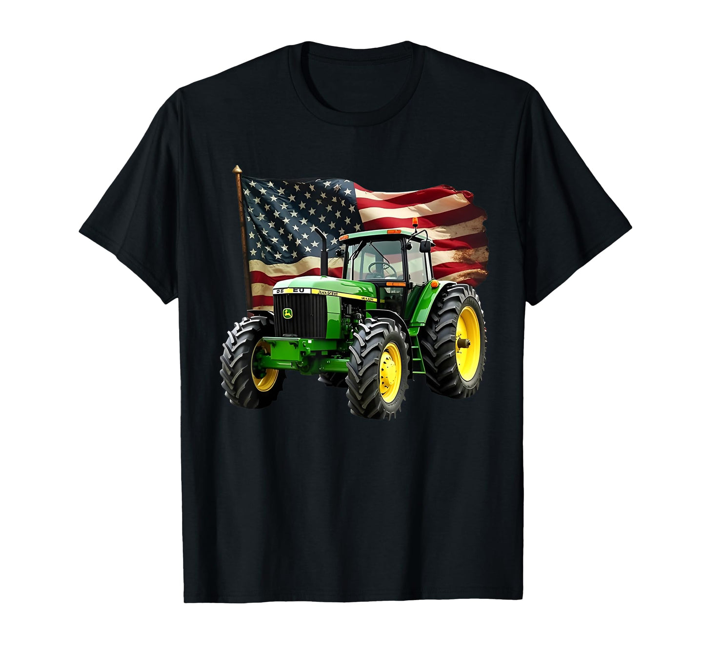Agriculture Farm Tractor USA Flag tractor American farm USA T-Shirt