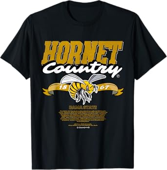 Alabama State University - ASU Hornet Country - HBCU Mascot T-Shirt