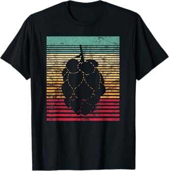 Craft Beer Retro Vintage Hops Leaf Beer Brewing 80's Style T-Shirt