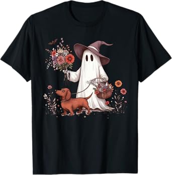 Ghost Walking Dachshund T-Shirt