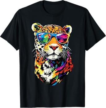 Jaguar Big Cat Panther Funny Cat Lover Cute Jaguar Men Women Kids T-Shirt