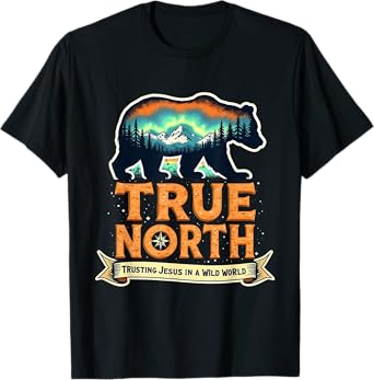 True North VBS 2025 Christian Trusting Jesus Wilderness T-Shirt