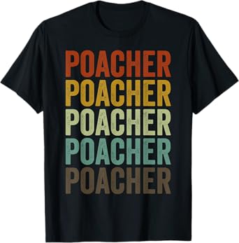 Poacher Fish Retro T-Shirt