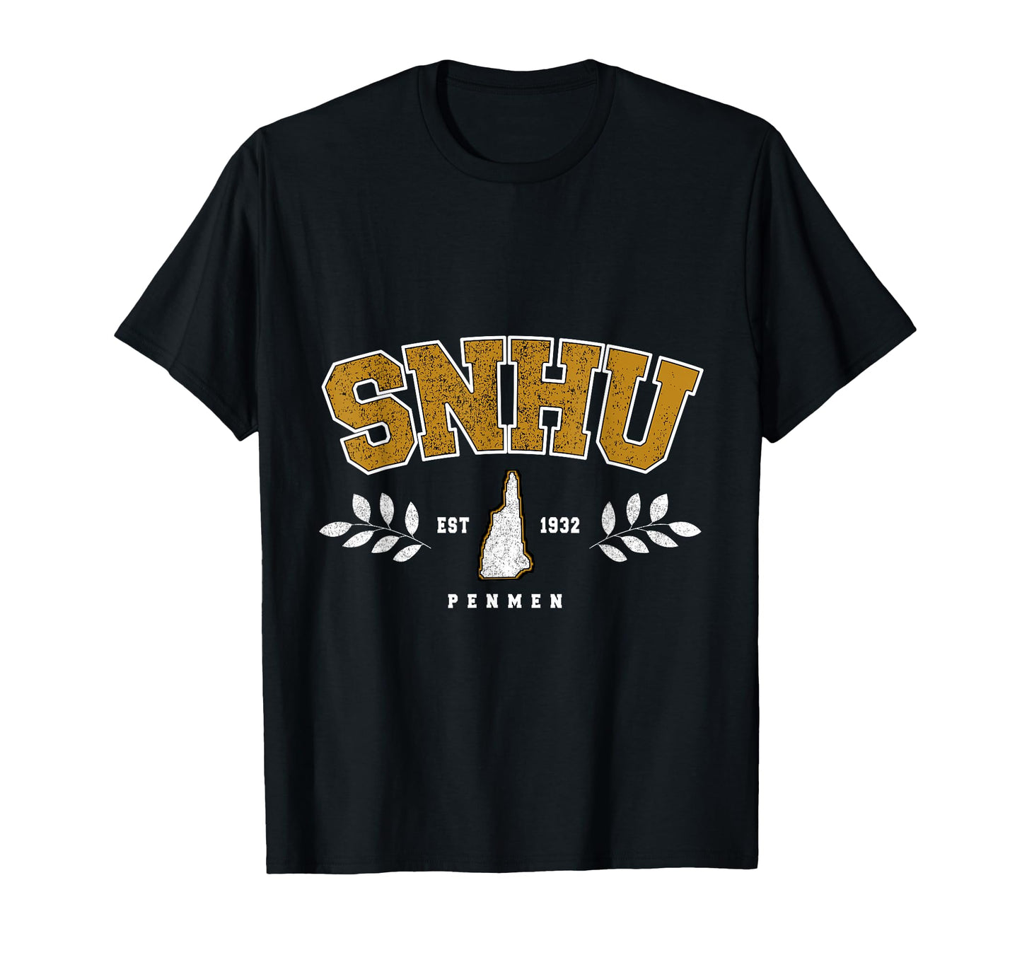 SNHU Arch Retro College University Athletic Sports Tee T-Shirt