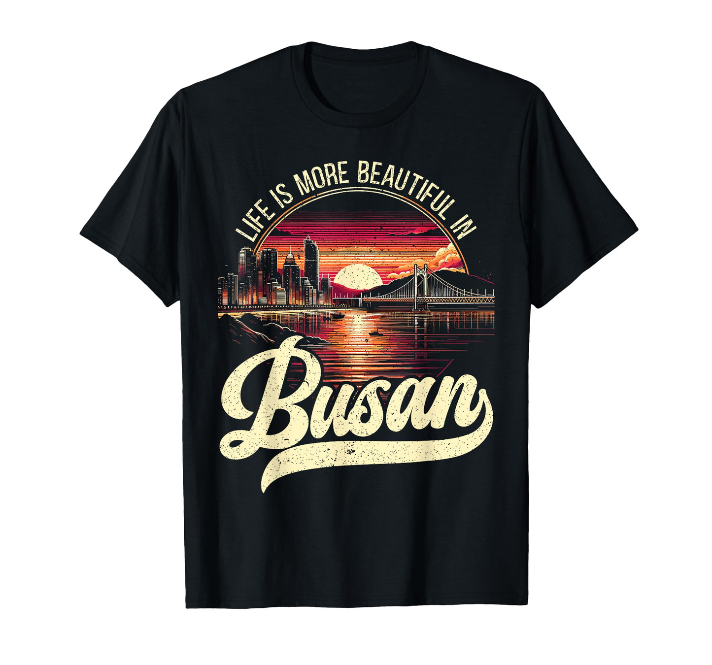 Busan South Korea Country Travel Vacation Korean T-Shirt