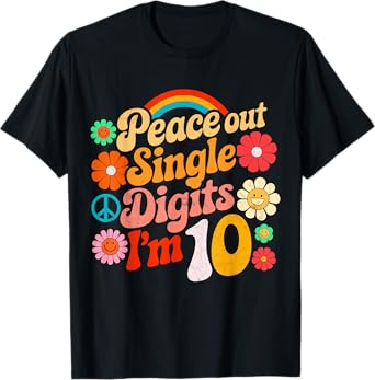 10th Birthday Girl I'm Double Digits 10 Year Old Birthday T-Shirt