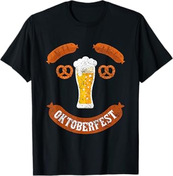 Vintage Oktoberfest Beer Festivals Costume Mens Drinking Tee T-Shirt