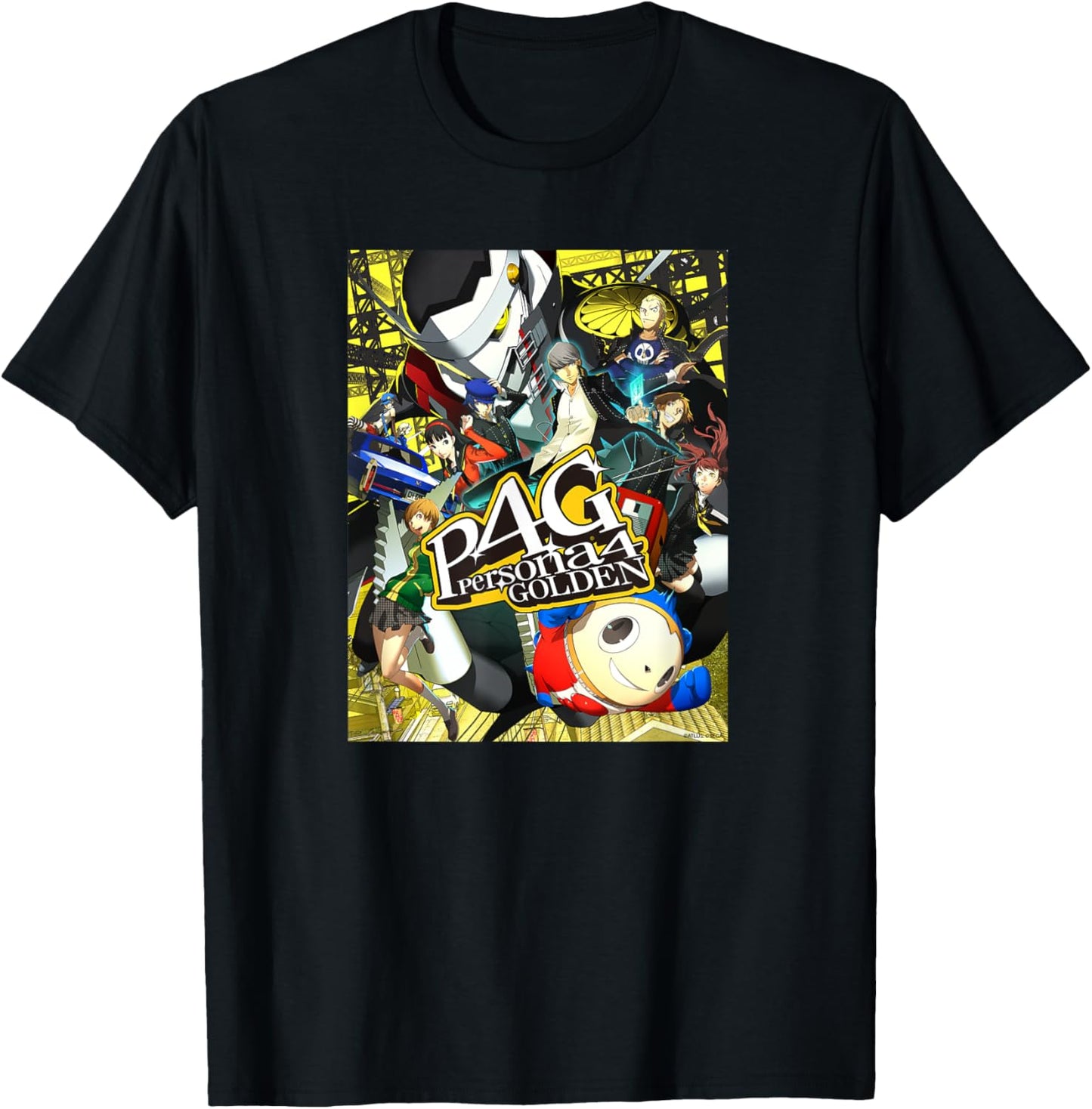 Persona 4 Golden All Characters with Izanagi ATLUS T-Shirt