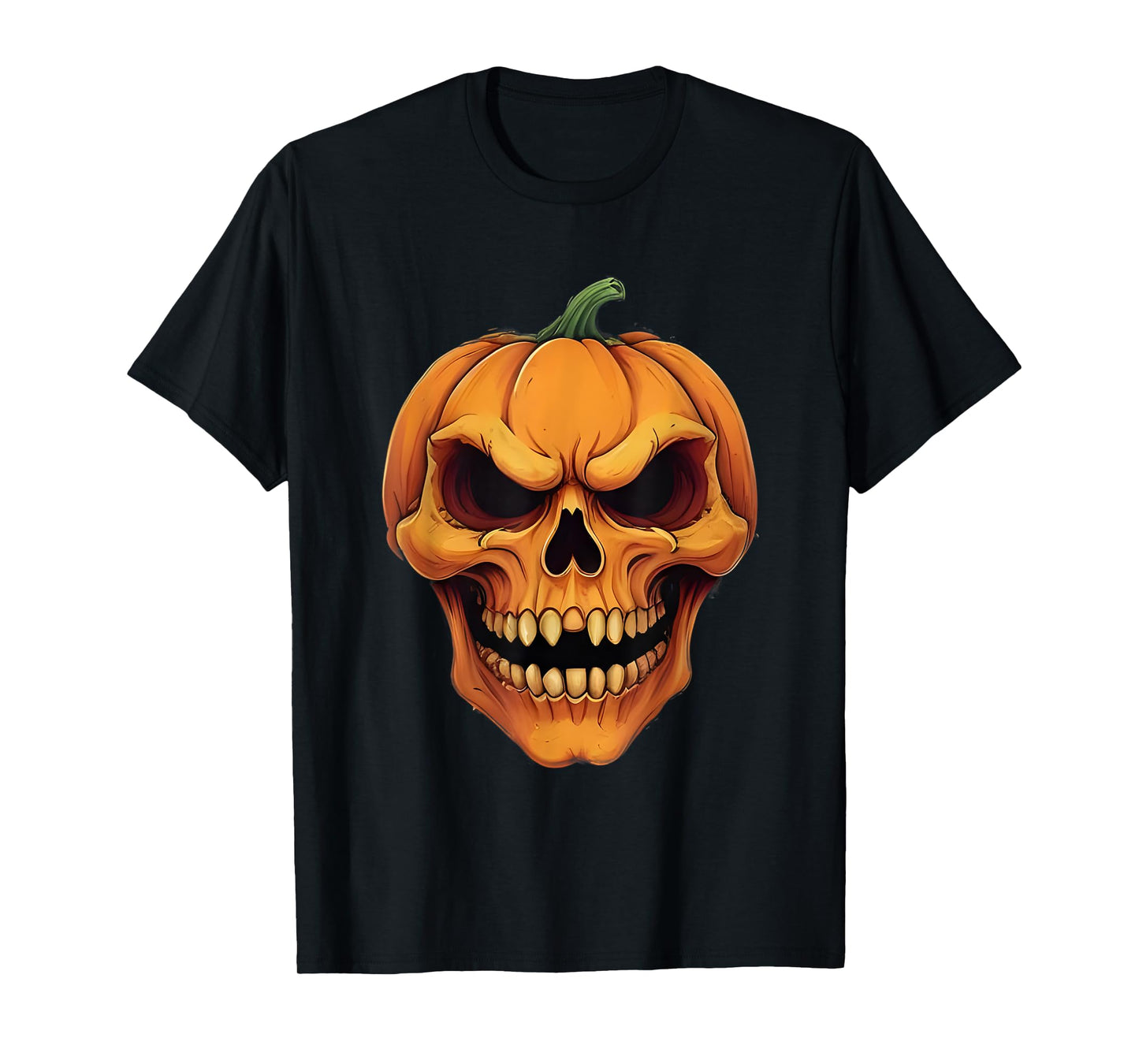 Halloween Skull Pumpkin T-Shirt