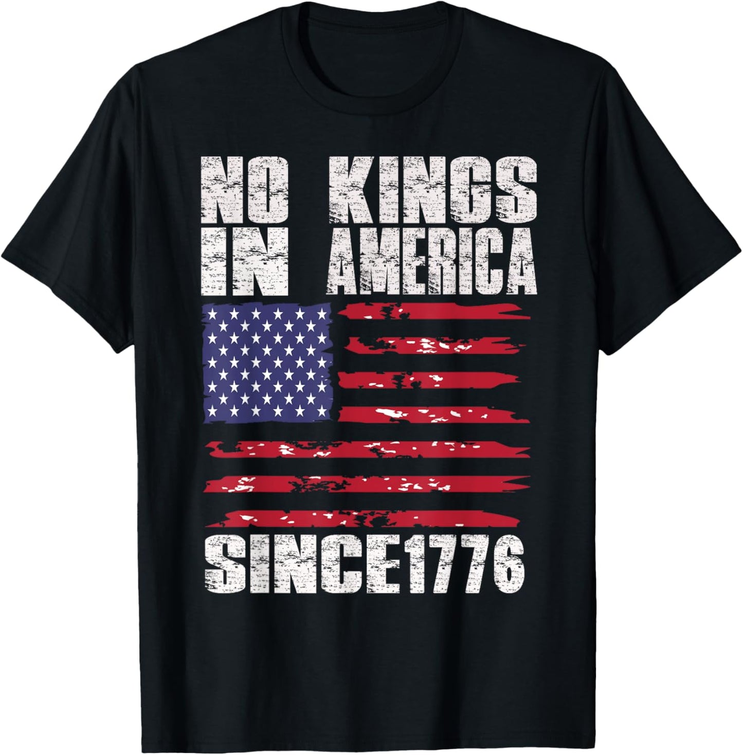 No Kings In America Since1776 T-shirt