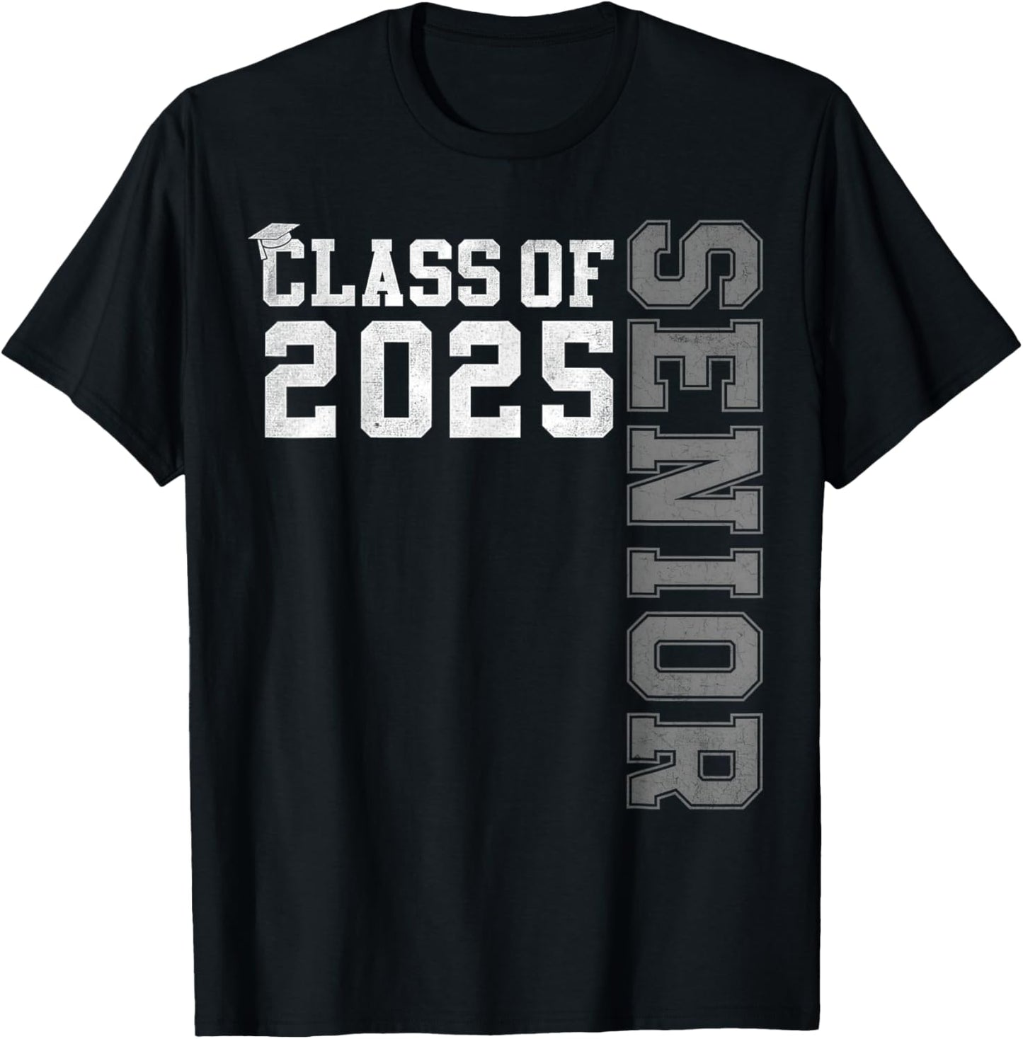 Class of 2025 Senior 25 Grad High School College Graduation T-Shirt