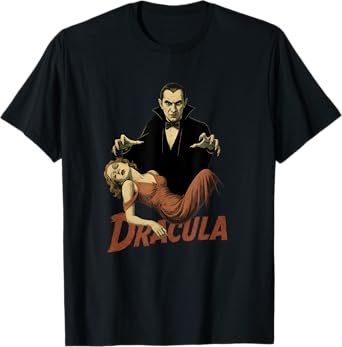 Vintage Dracula Horror Movie - Classic Monster Retro Design T-Shirt