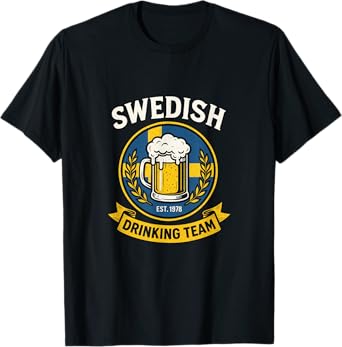 Swedish Drinking Team - Vintage Oktoberfest Beer T-Shirt