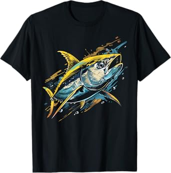 Yellowfin Tuna Fishing Big Game Fisherman T-Shirt