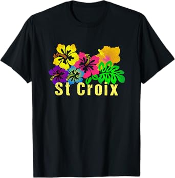 St. Croix Tropical Beach Surf T-Shirt for Men Women