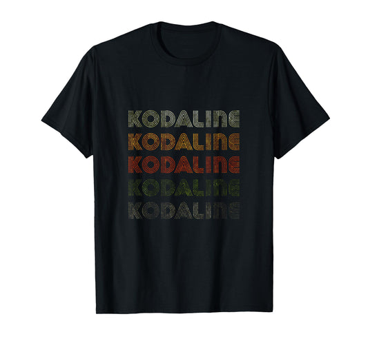 Love Heart Kodaline Tee Grunge Vintage Style Black Kodaline T-Shirt
