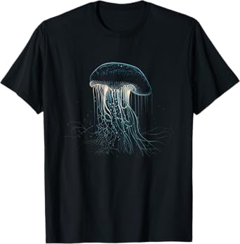 Jellyfish Ocean Animal Scuba Diving Jelly Fish T-Shirt