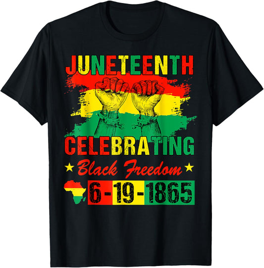 Juneteenth Celebrating Black Freedom 1865 African American T-Shirt