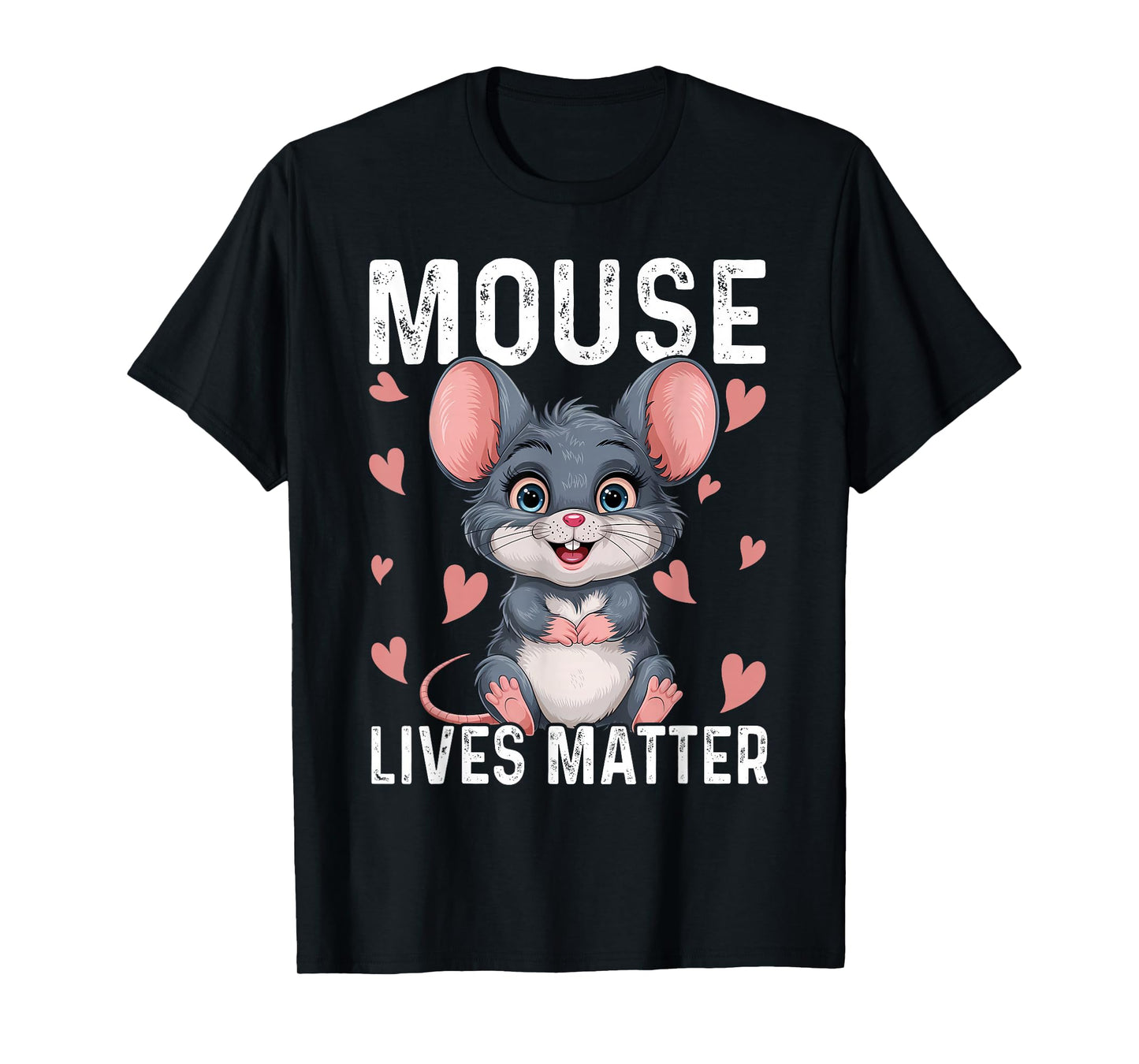 Funny Mice Design Mouse Lives Matter T-Shirt