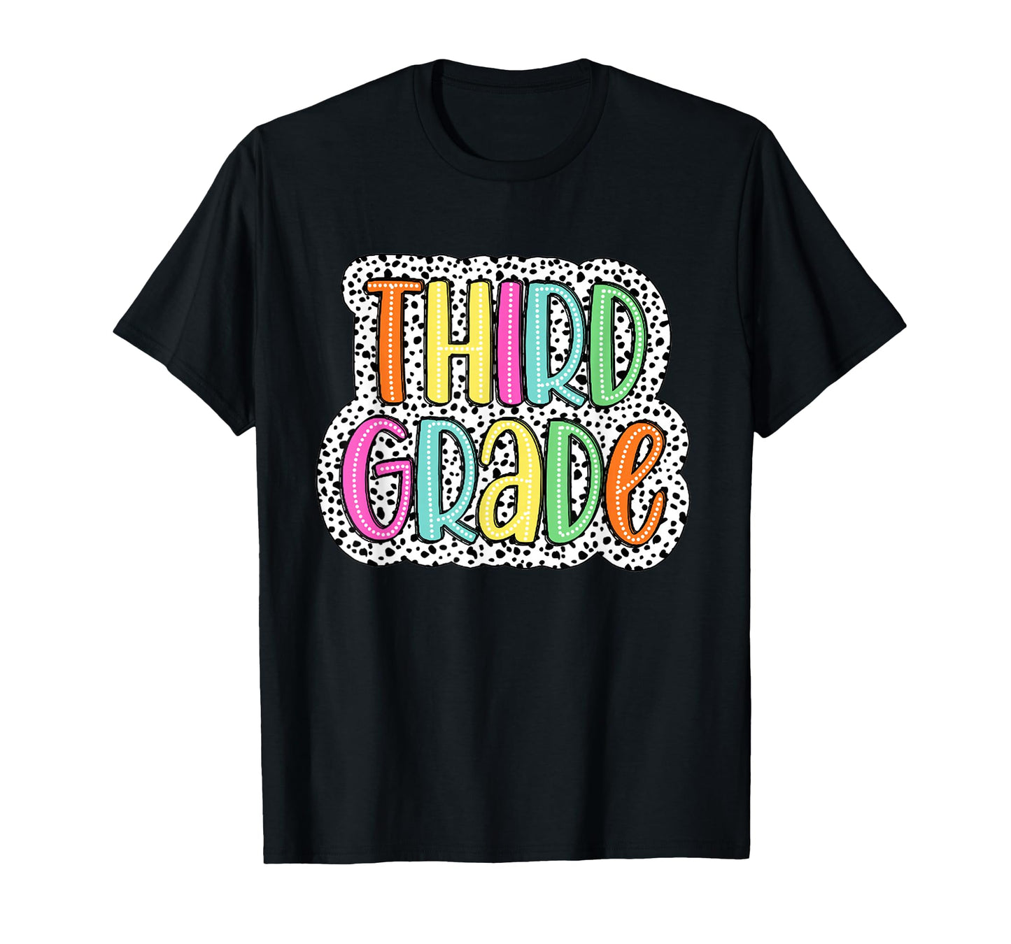 Third Grade Dalmatian Dots 3rd Dream Team Back To School T-Shirt