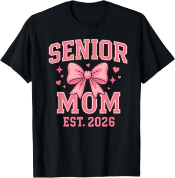 Last First Day Class Of 2026 Senior Mom Back To School T-Shirt