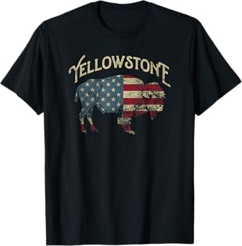 Vintage Yellowstone National Park Retro T-Shirt T-Shirt