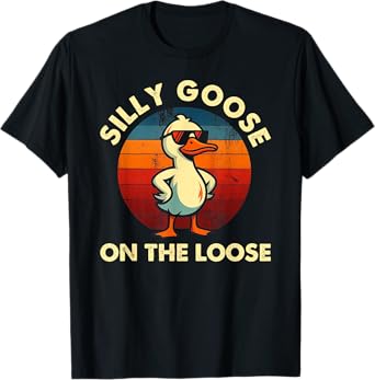 Silly Goose Shirt, Graphic Tees Men, Funny Shirts for Men T-Shirt