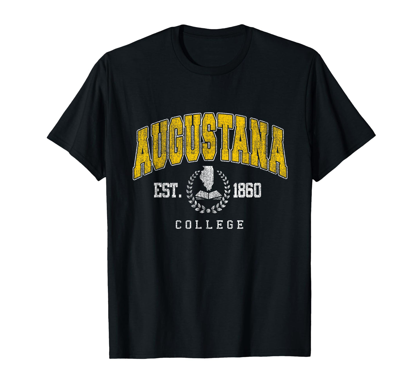 Augustana Arch Athletic Vintage Sports Tee Men Women T-Shirt