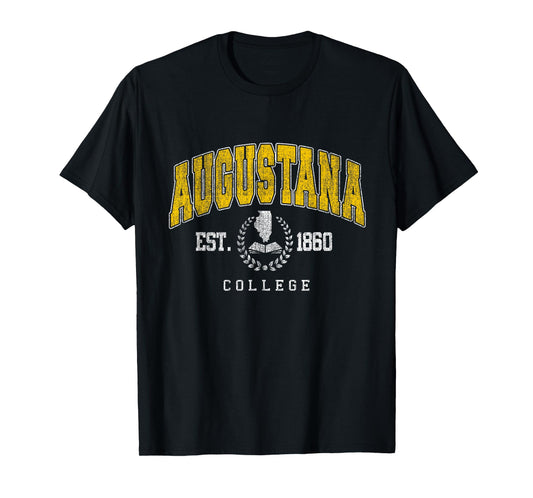 Augustana Arch Athletic Vintage Sports Tee Men Women T-Shirt