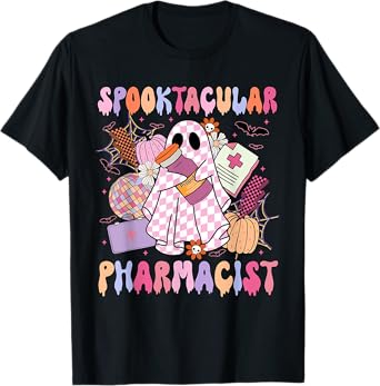 Spooktacular Pharmacist Spooky Halloween Pharmacy Week T-Shirt