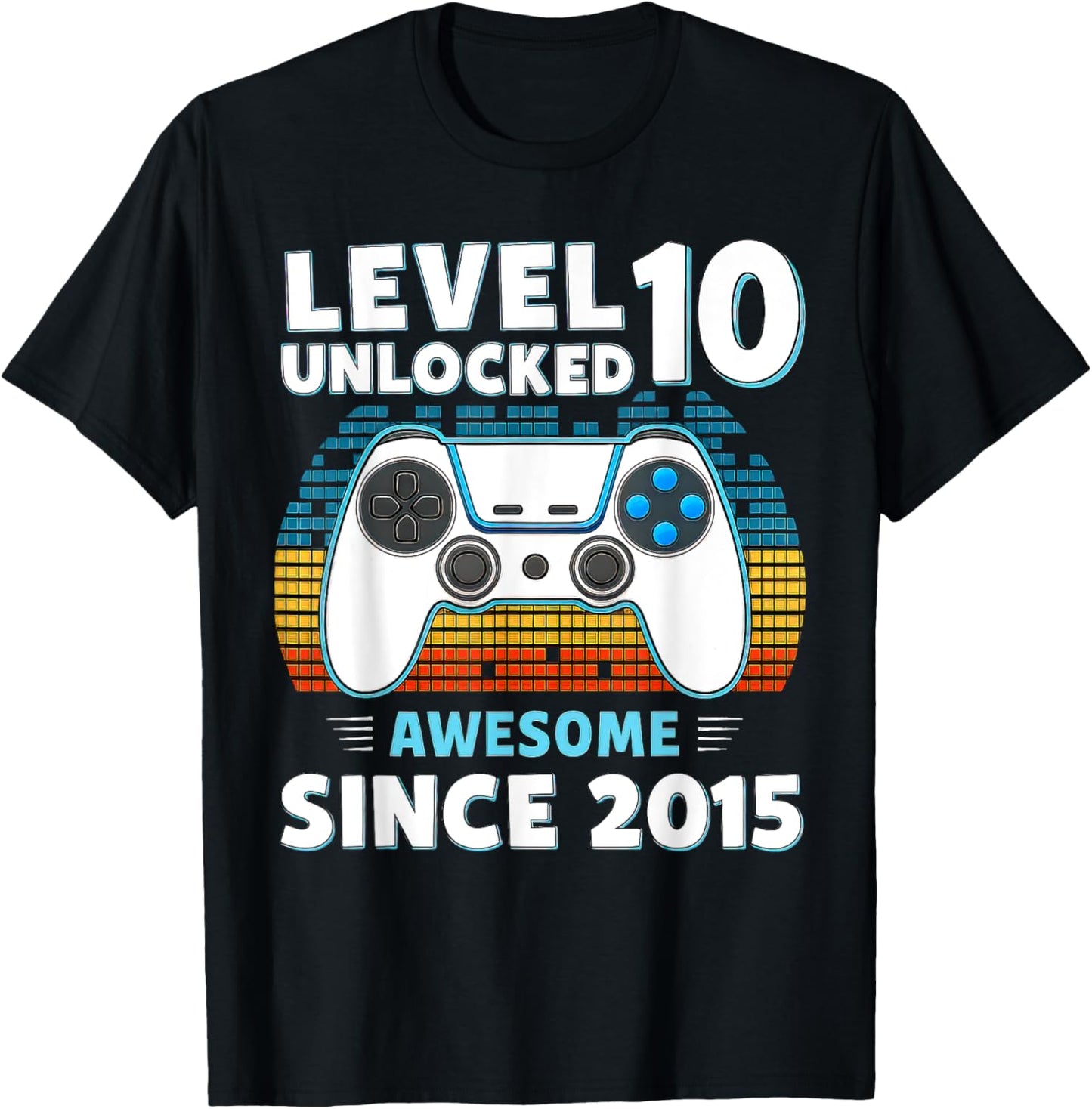 10 Year Old BDay Decorations Son Boy 10yr 2015 10th Birthday T-Shirt