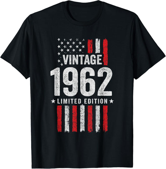 1962 Birthday - Born in 1962 - Limited Edition Vintage 1962 T-Shirt